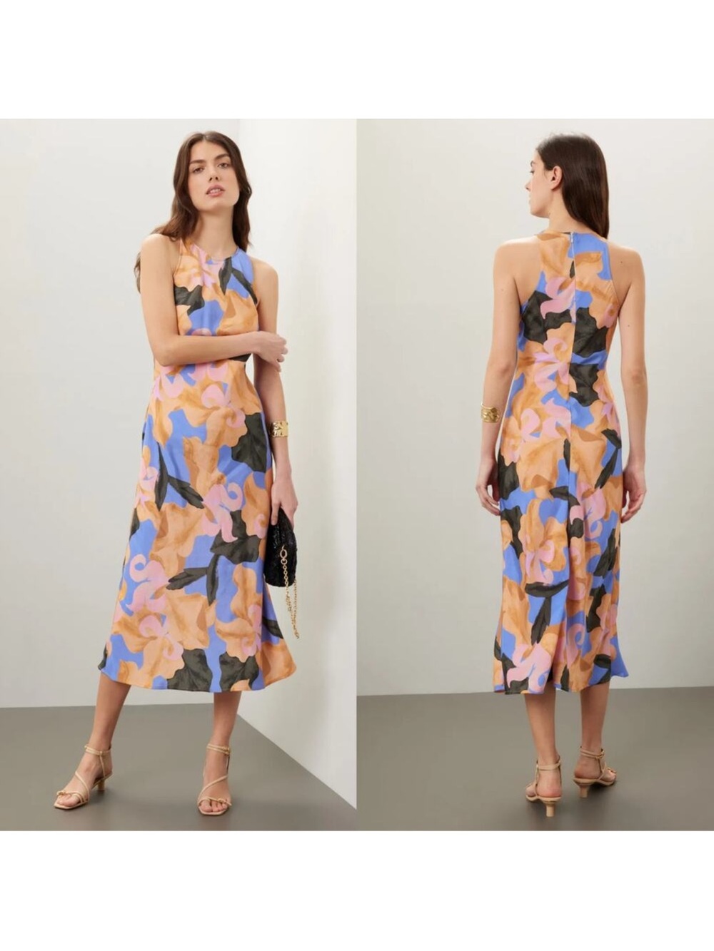 Untitled in Motion Atlantis Dress in Orris Print - Size Medium